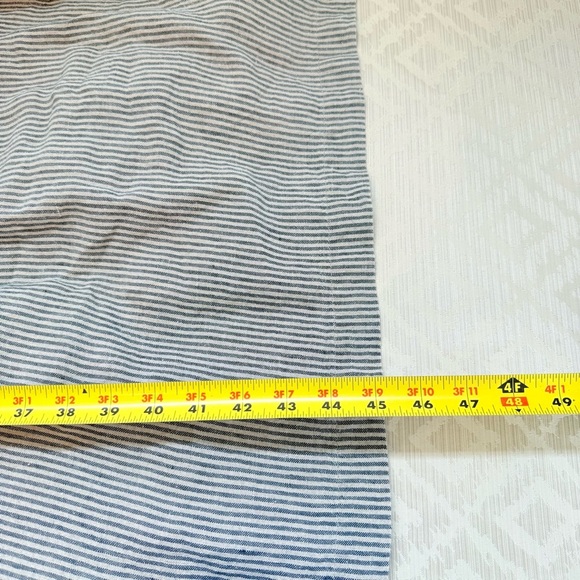 Not Perfect Linen Elegant Gray Sleeveless Linen Belted Dress Pockets Size S/M - Picture 6 of 6